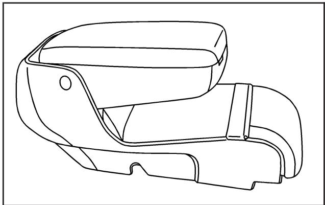 Buick Lucerne (2008) - Unité de rangement flexible centrale - 1