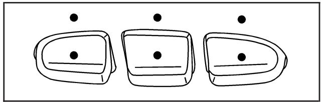 Buick Lucerne (2008) - Fonctionnement du système de télécommande sans fil maison universel (Avec trois diodes rondes) - 1