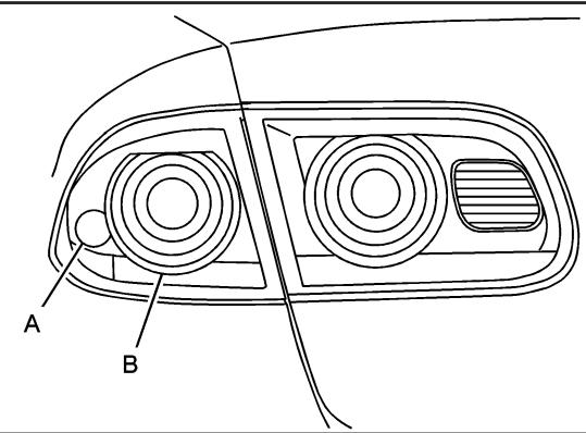 Buick Lucerne (2008) - Feux arrêté, clignotants, feu des freinage et feu des position - 1