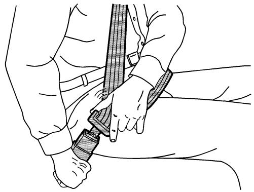 Buick Lucerne (2008) - Ceinture à triple point d'appui - 1