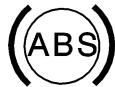 Buick Lucerne (2008) - Témoin de système de freinage antiblocage (ABS) - 1
