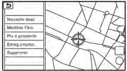 NISSAN Murano (2018) - NISSAN CONNECT - Écran de carte d'emplacement défilé - 1