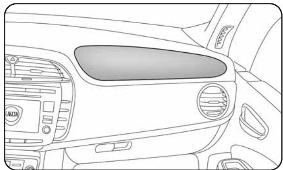 LANCIA Delta 3 (2008-2014) - AIRBAG FRONTAL CÔTE PASSAGER fig. 8 - 1