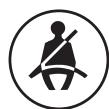 LANCIA Delta 3 (2008-2014) - Airbag)cote passager/airbags lateraux désactivés (jaune ample) - 1