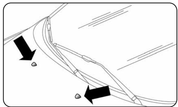 LANCIA Delta 3 (2008-2014) - Vitre avant (lave-glace) fig. 8 - 1