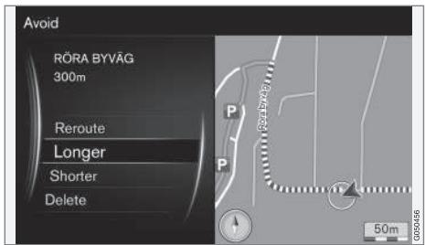 VOLVO Sensus (2016) - Navigation - Itinétaire - éviter - 1