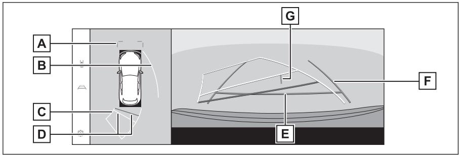 LEXUS NX AZ20 (2021) - Mode de ligne de trajectoire estimée - 1