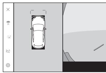 LEXUS NX AZ20 (2021) - Affichage de la vue de dessous par transparence - 1