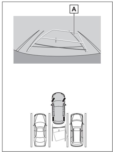 LEXUS NX AZ20 (2021) - Stationnement en utilisant le mode de lignes de trajectoire estimée - 2