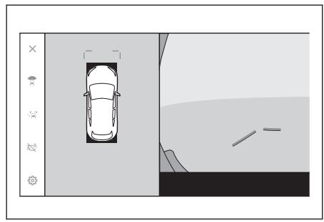LEXUS NX AZ20 (2021) - Mode de lignes de guidage de distance - 1