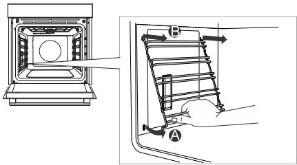 HISENSE BI64211EPX - Retrait du fil et des guides coulissants fixes (extensibles) - 1