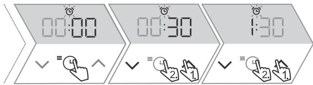 HISENSE BI64211EPX - Réglage de la minuterie - 1