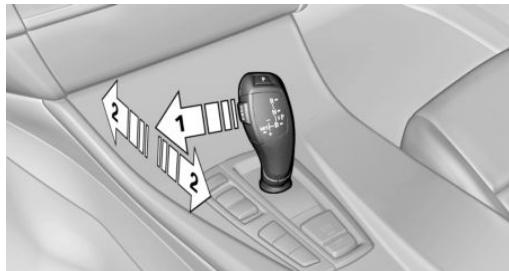 BMW X4 (2014-2018) - Activation du mode manuel - 1