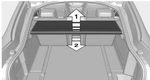 BMW X4 (2014-2018) - Cache-bagages dans le compartiment à bagages - 1