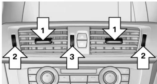BMW X4 (2014-2018) - Ventilation à l'avant - 1