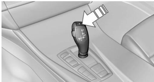 BMW X4 (2014-2018) - Mettre la manette de sélection en position P - 1