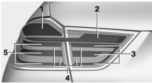 BMW X4 (2014-2018) - Feux arrière, remplacement d'ampoules - 1