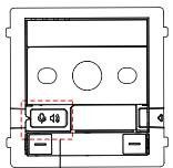 Hikvision DSKIS704EY - Réglage du haut-parleur/micro - 1
