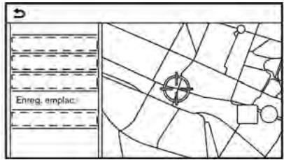 NISSAN Rogue (2020) - Mémorisation d'emplacement par déplacement de la carte - 1