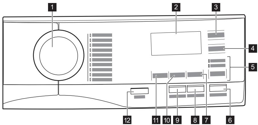 AEG LFR62E114S - BANDEAU DE COMMANDE - 1