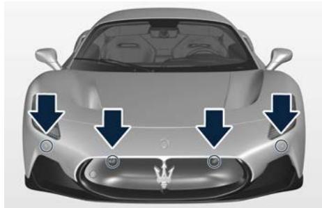 Maserati MC20 (2020) - Capteurs d'aide au stationnement - 2