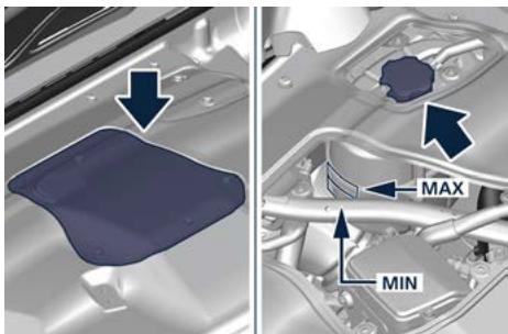 Maserati MC20 (2020) - Vérification du niveau du liquide de refroidissement moteur - 2