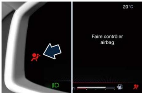 Maserati MC20 (2020) - Témoin d'airbag (NON valable pour le marché taiwanais) - 1