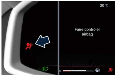 Maserati MC20 (2020) - Témoin d'airbag (valable pour le marché taiwanais) - 1
