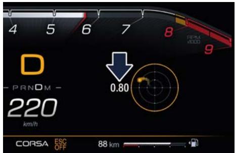 Maserati MC20 (2020) - Compteur - Mode CORSA - 2