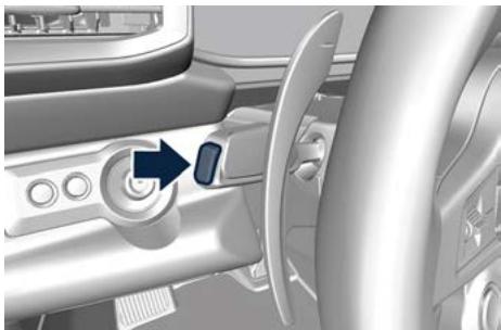 Maserati MC20 (2020) - Bouton MENU sur le Levier Multifonction Gauche - 1