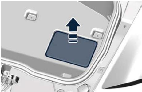 Maserati MC20 (2020) - Position des bornes de batterie distantes - 1