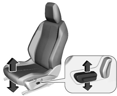 OPEL Corsa F - 6 (2019-2023) - Hauteur et inclinaison du siège - 1