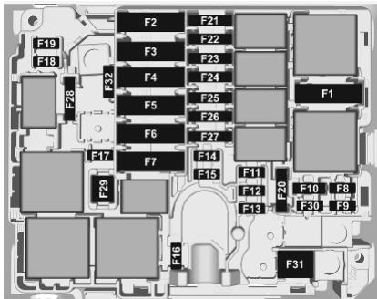 OPEL Corsa F - 6 (2019-2023) - Boîte à fusibles du compartmentement moteur - 2