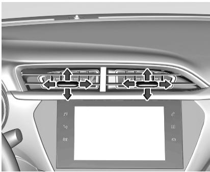 OPEL Corsa F - 6 (2019-2023) - Bouches d'áération régables - 1