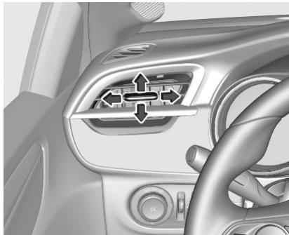 OPEL Corsa F - 6 (2019-2023) - Bouches extérieures d'aération du tableau de bord - 1