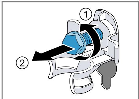 BOSCH WNA144V0FR - Retrait des cales de transport - 1
