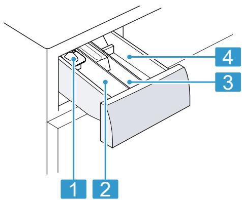 BOSCH WNA144V0FR - Bac à produits - 1