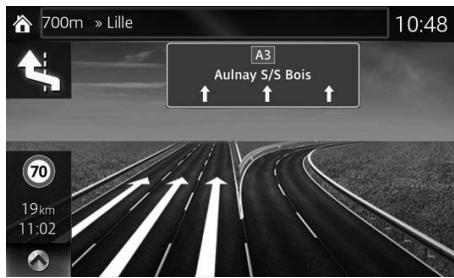 MAZDA 6 - Système de navigation - Affichage des intersections - 1
