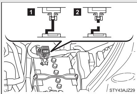 Scion IQ (2012) - Sous le panneau d'instruments - 5