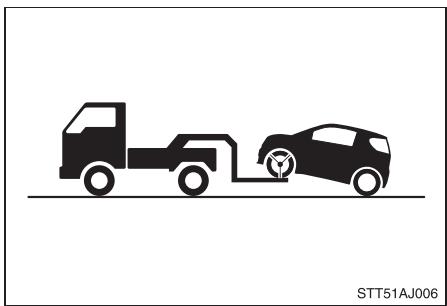 Scion IQ (2012) - Remorquage par l'avant avec une dépanneuse à paniers - 1