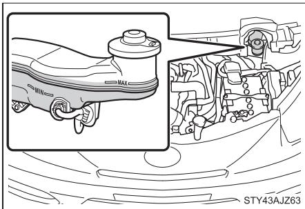 Scion IQ (2012) - Contrôle du niveau de liquide - 1