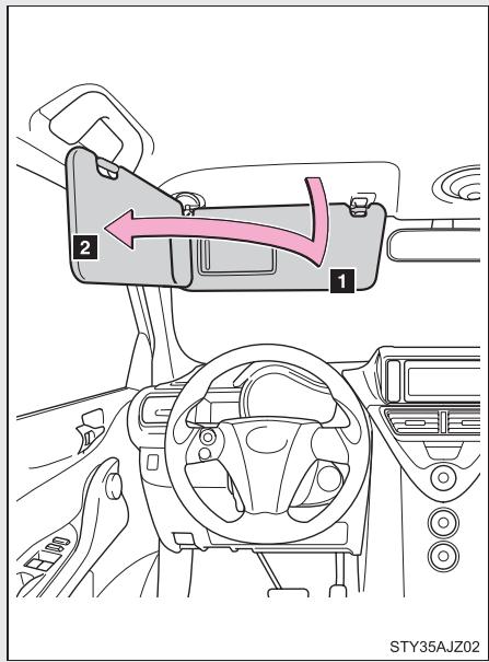 Scion IQ (2012) - Pare-soleil - 1