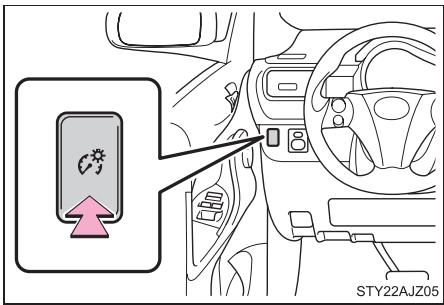 Scion IQ (2012) - Commande d'éclairage du panneau d'instruments - 1
