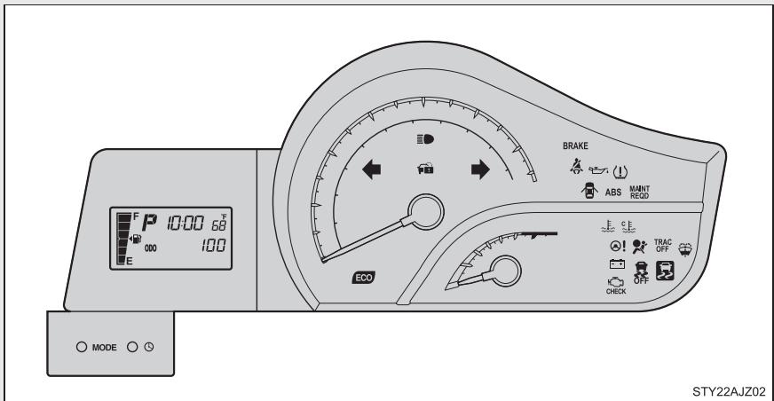Scion IQ (2012) - Témoins et voyants d'alerte - 1