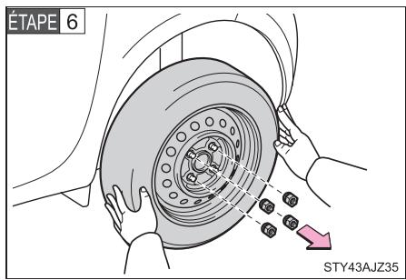 Scion IQ (2012) - Remplacement d'une roue - 6