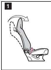 Scion IQ (2012) - Installation du siège de sécurité infant sur le siège passager avant - 1