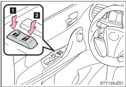 Scion IQ (2012) - Bouton de verrouillage centralisé des portes - 1