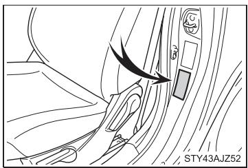 Scion IQ (2012) - Charge maximale des pneus - 1