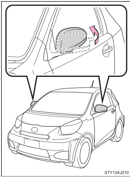 Scion IQ (2012) - Rabattement des rétroviseurs - 1