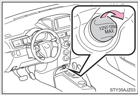 Scion IQ (2012) - Prise de courant - 1